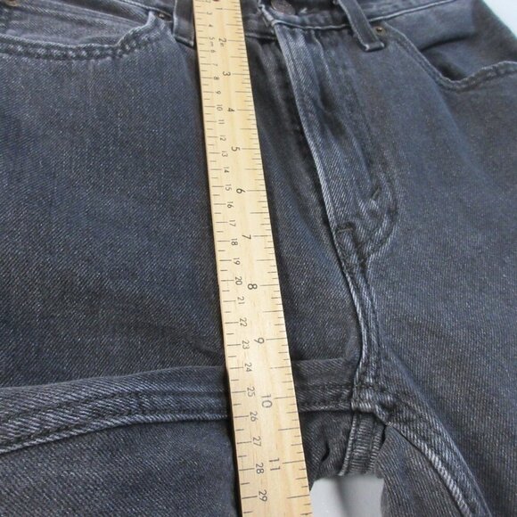 Levi's Premium Dad Jean 24 Black 100% Cotton Denim Baggy Streetwear Vintage 538 - Picture 13 of 15